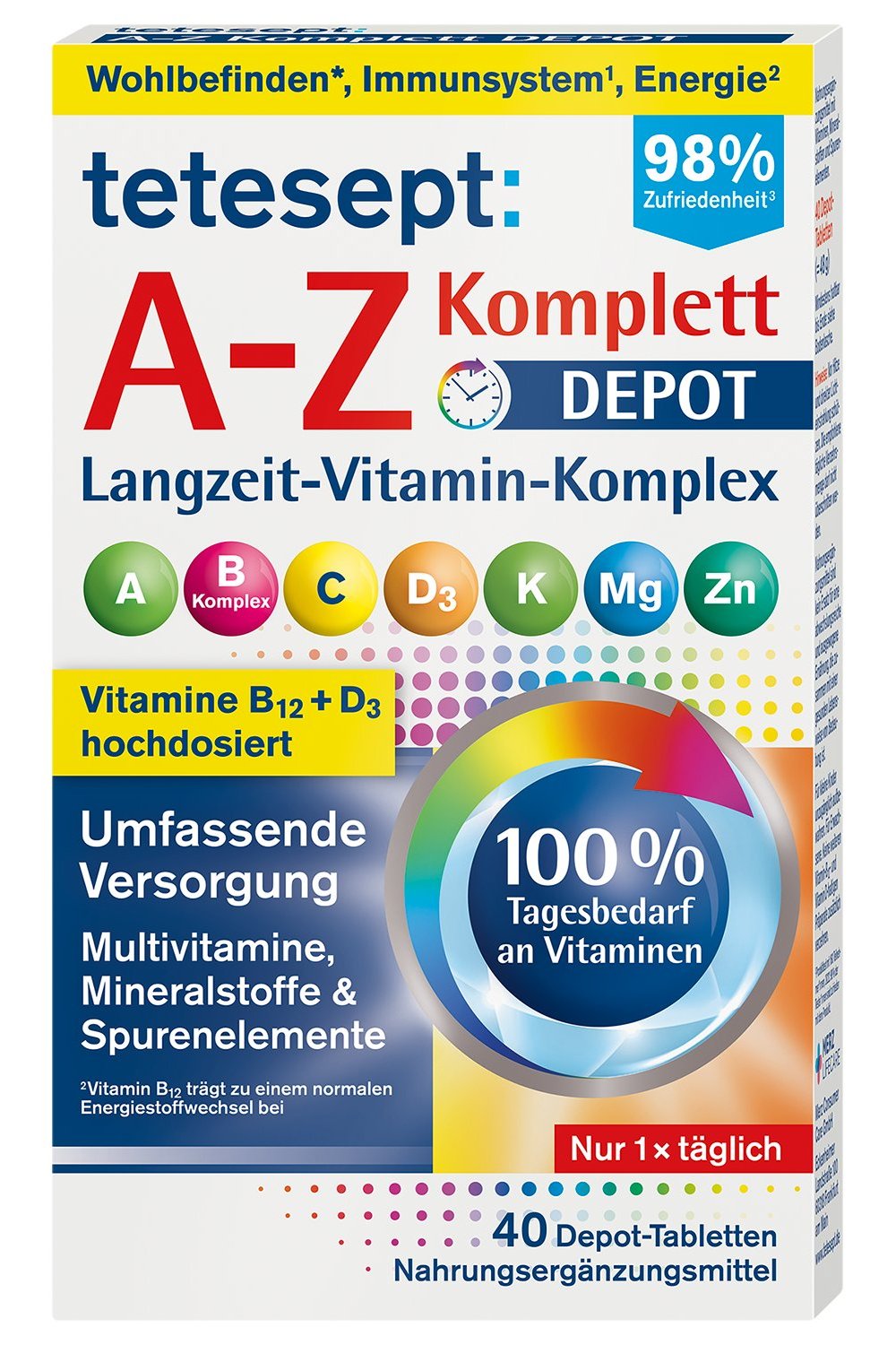 tetesept Vitamin A-Z Komplett Depot