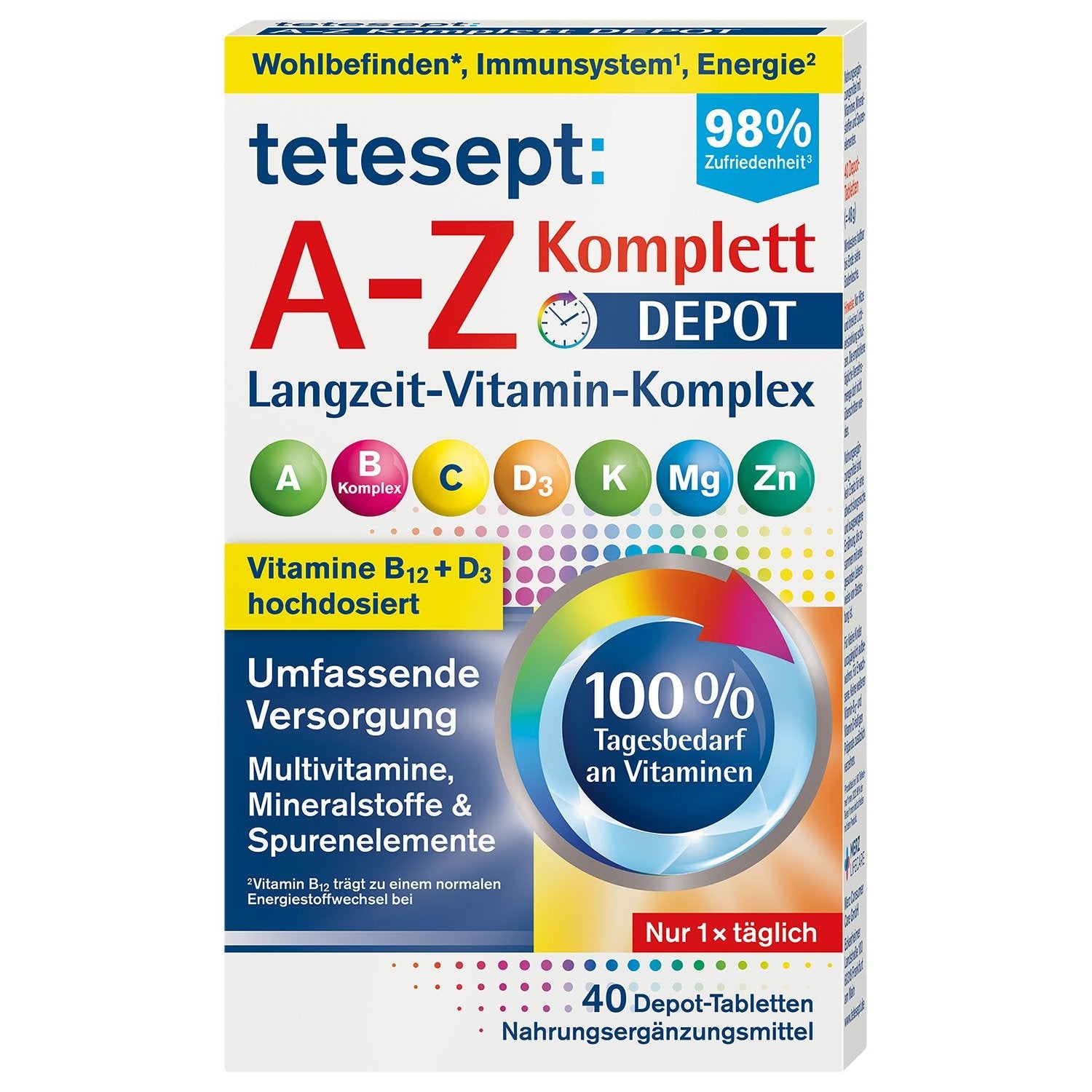 tetesept Vitamin A-Z Komplett Depot