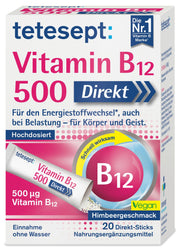 tetesept Vitamin B12 500 Direkt Sticks